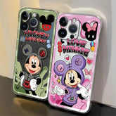 Disney Mickey & Minnie Clear Couple iPhone Case